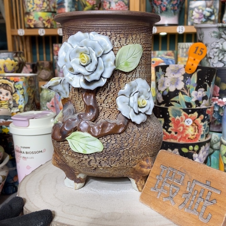 红陶景德镇艺术手绘作品