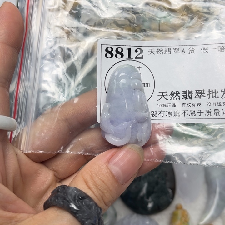 翡翠未镶嵌吊坠(不含链)8812