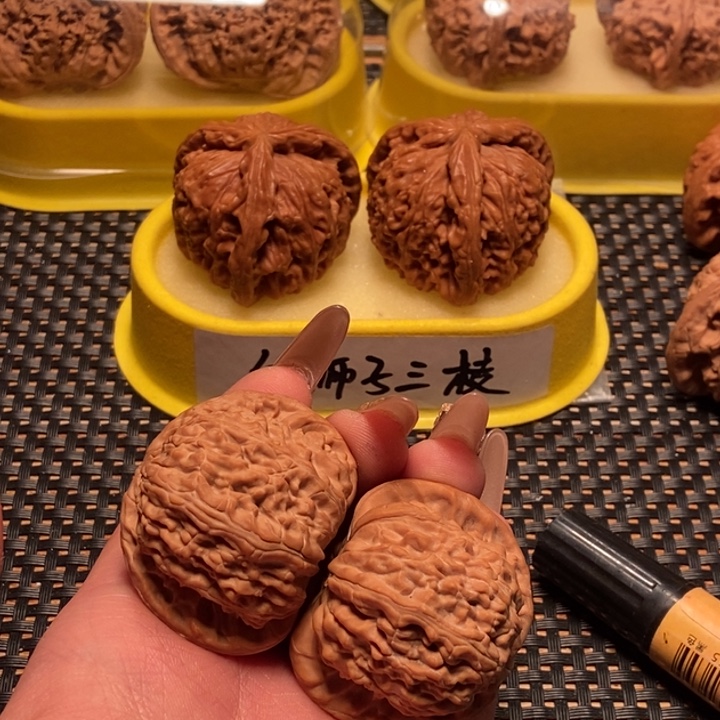 吊坠文玩核桃白狮子1111