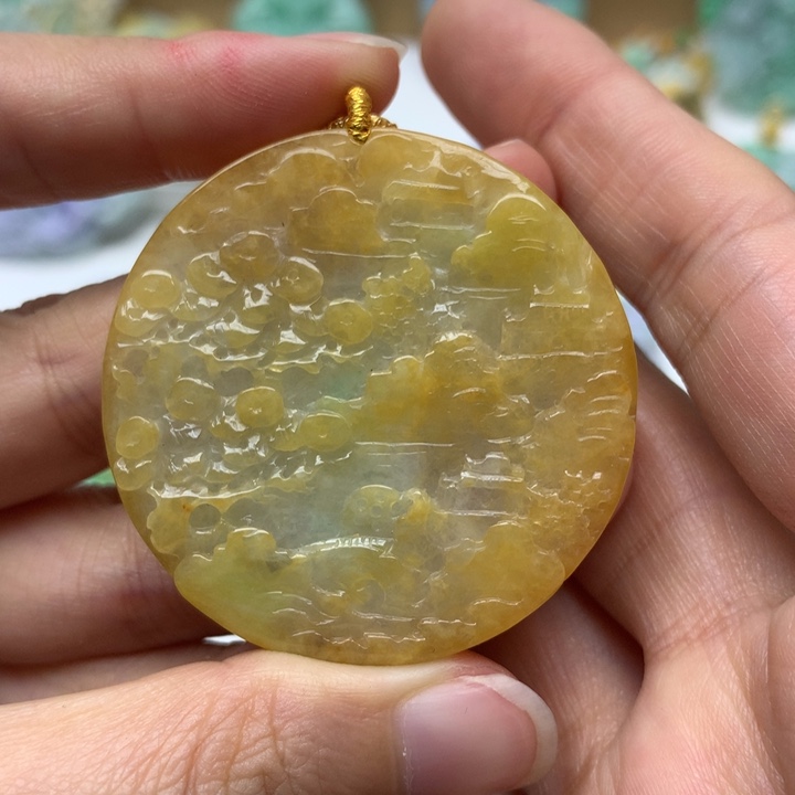 颈饰未镶嵌翡翠翡翠