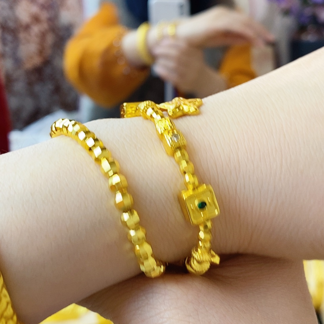 纯铜合金00064两条手链