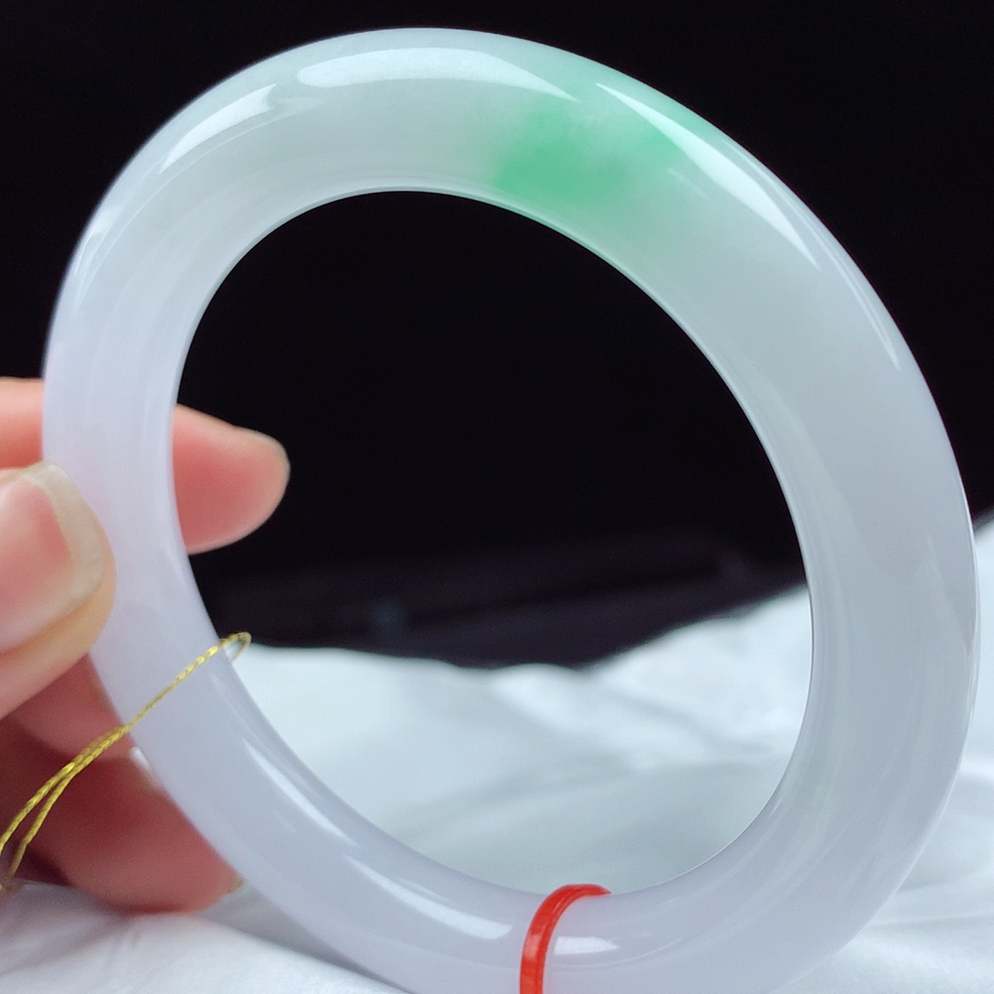 未镶嵌手镯翡翠55圆镯5032