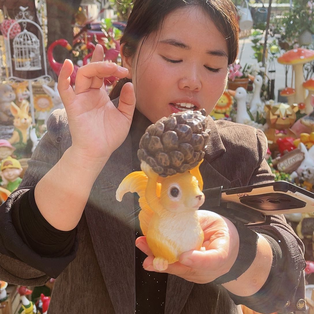 【闪购商品】无铅玻璃花园摆件&000&