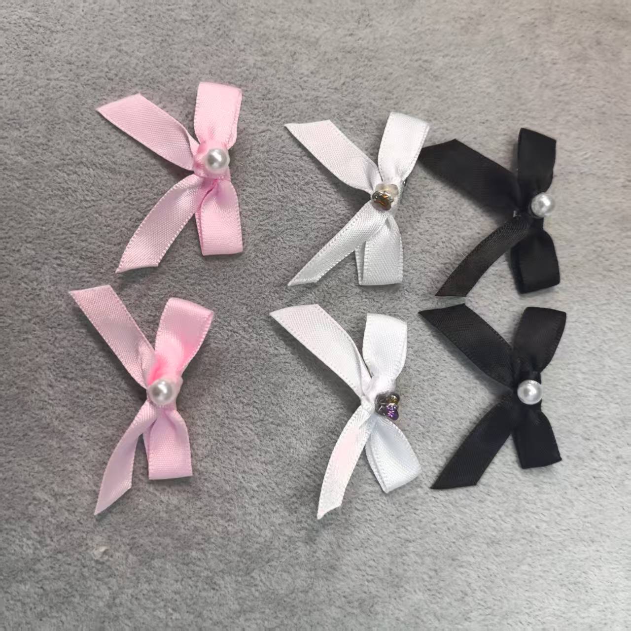 蝴蝶结碎发夹气质可爱甜美