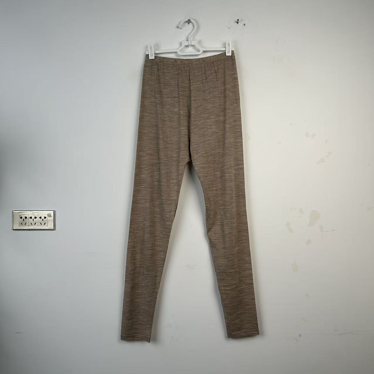 清仓微瑕100%羊毛打底女士舒适秋裤a102