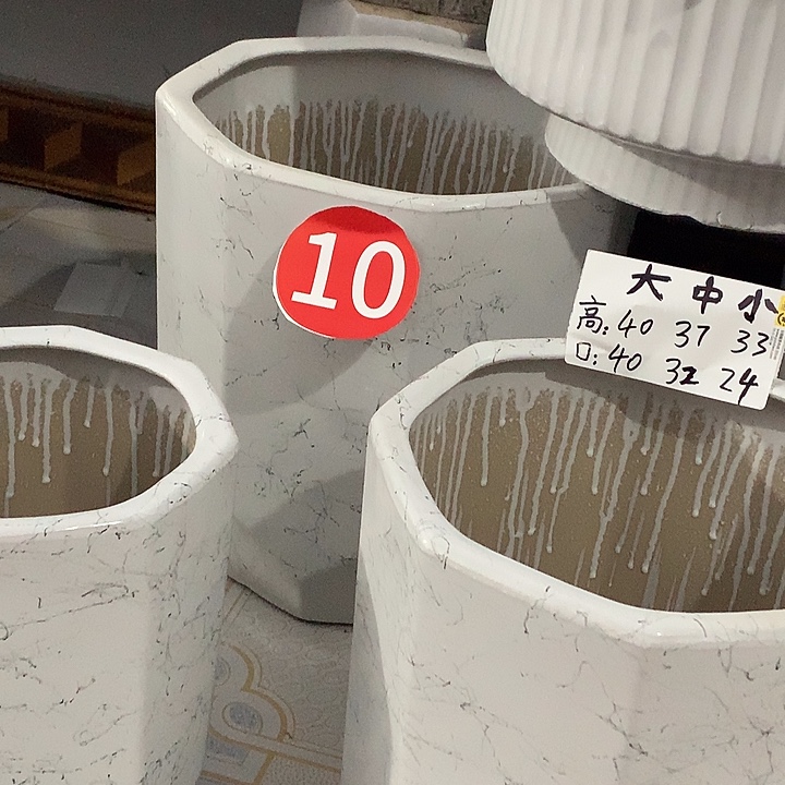 大理石款八宝盆特大号一个高40口径40送托盘默认微瑕