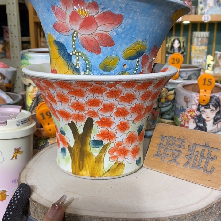 红陶景德镇艺术手绘作品