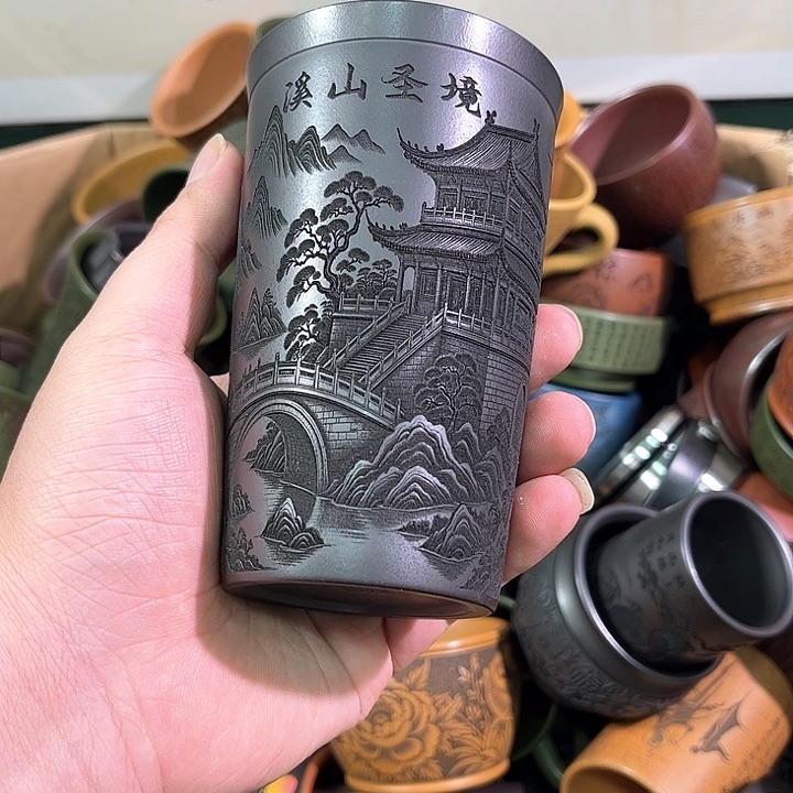 茶杯紫砂全手工紫砂主人杯