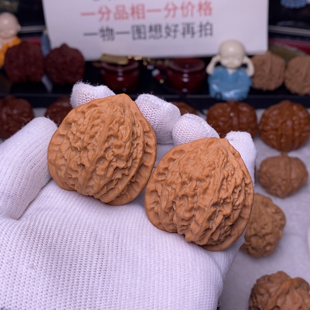 遇***见吊坠文玩核桃41 金牛