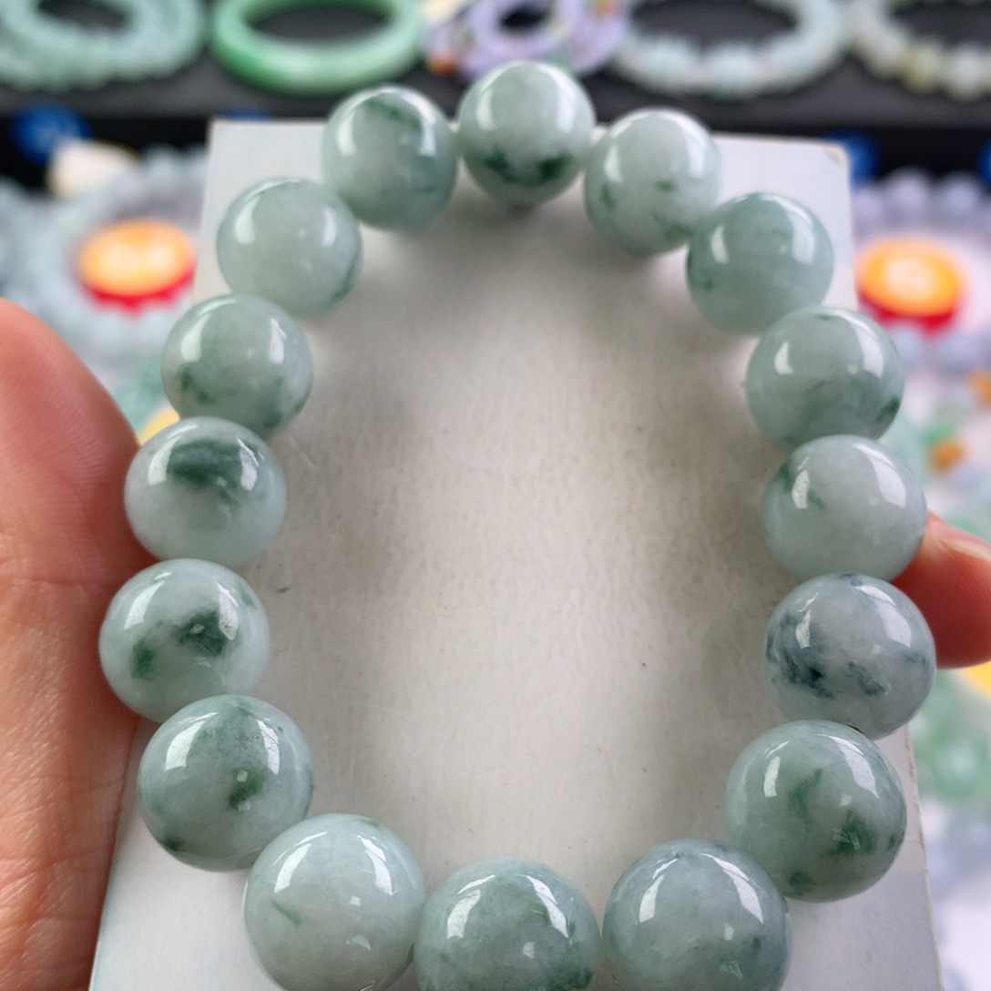 翡翠未镶嵌手链卡13