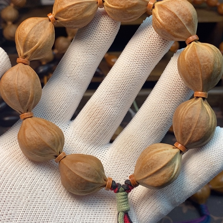 ㅤ***ㅤ橄榄核手串/手链2.0*2.5梅林铁核四花