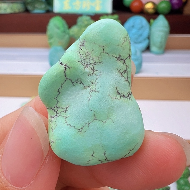 未镶嵌绿松石项链