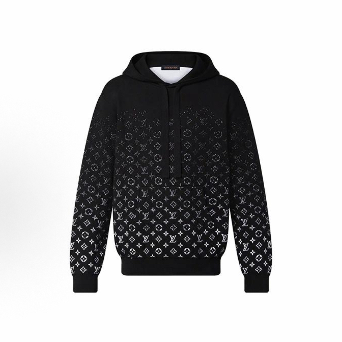 未使用 LouisVuitton/路易威登 Monogram渐变连帽卫衣/L码/9888