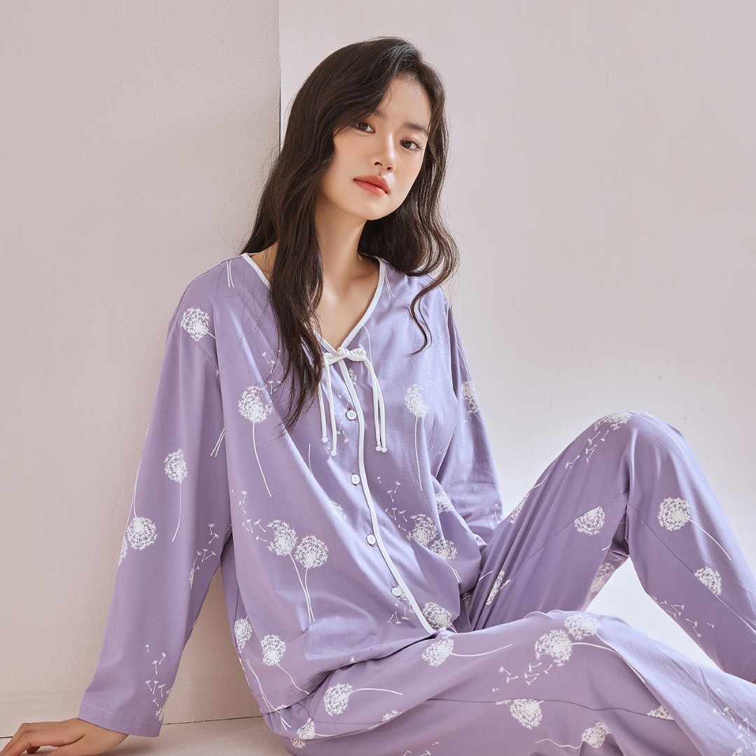 精雅秋季女式可外穿家居服12046