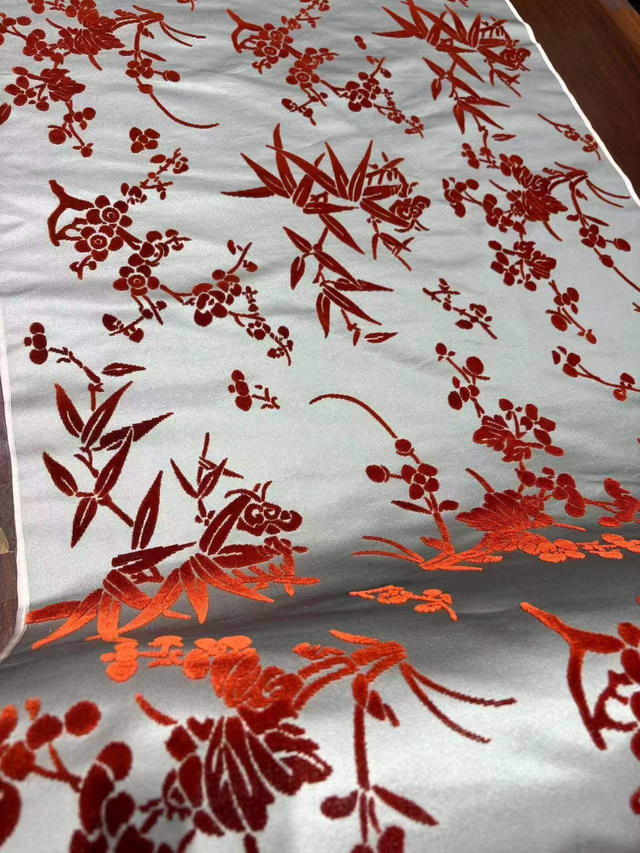漳缎  丝绸工厂样布型展示 （0.5米勿拍！！！下单需咨询客服）12
