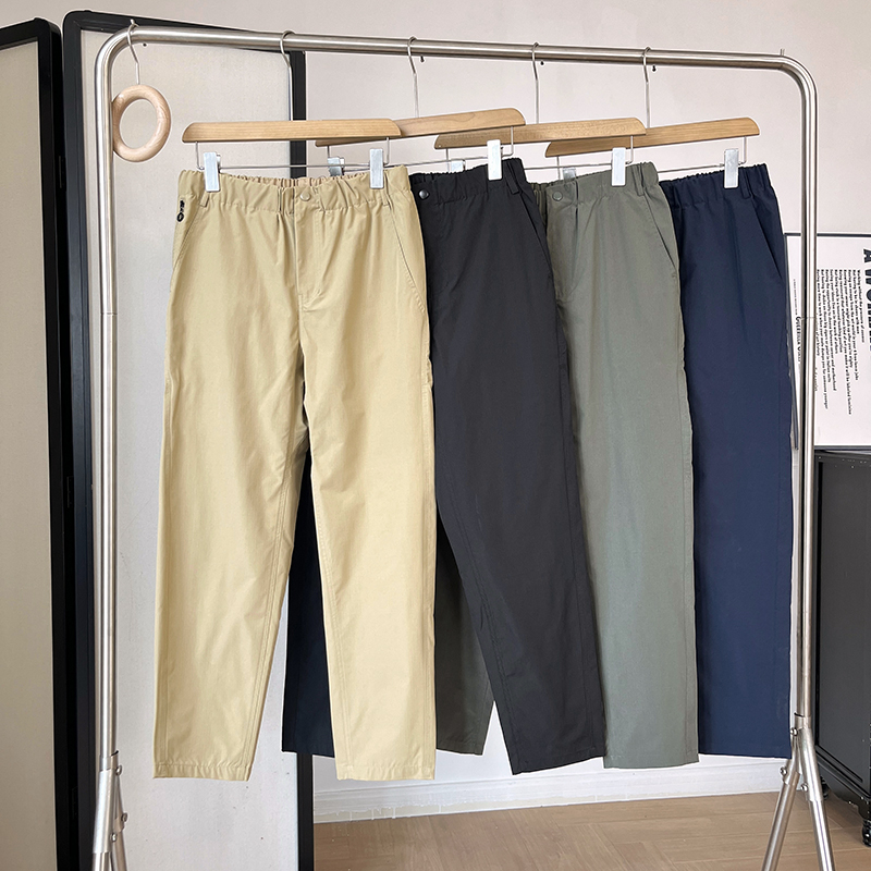美式户外登山裤三角宽松百搭男女简约裤20254