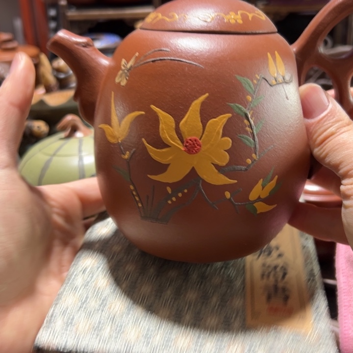 紫砂茶壶紫砂壶收藏起来了！