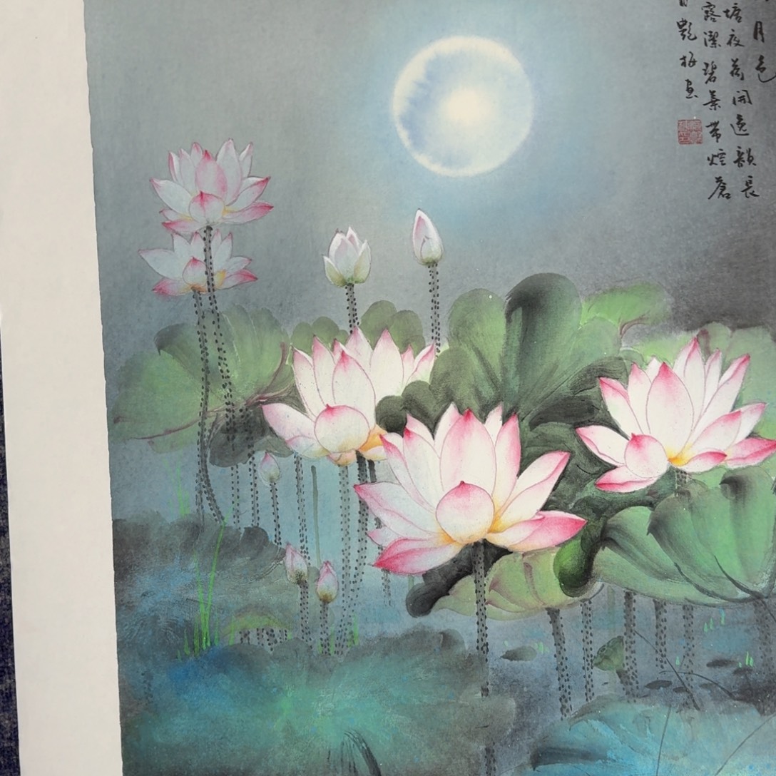 国画国画作品山水花鸟纯手绘