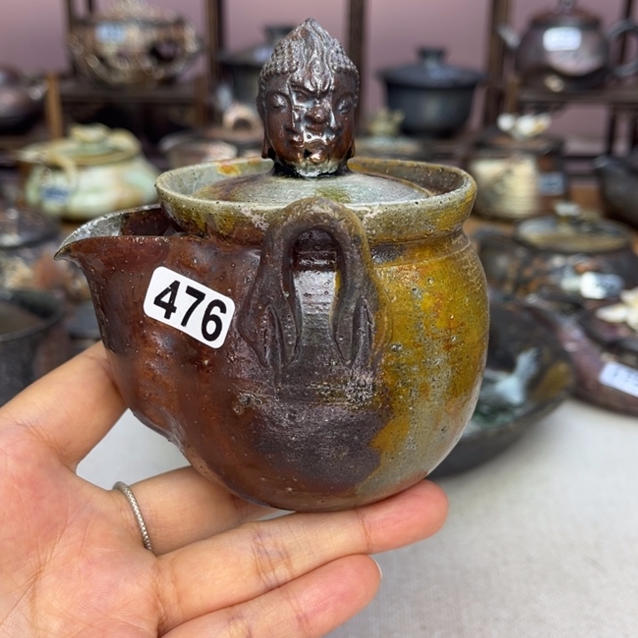 壶裸柴烧陶瓷茶具