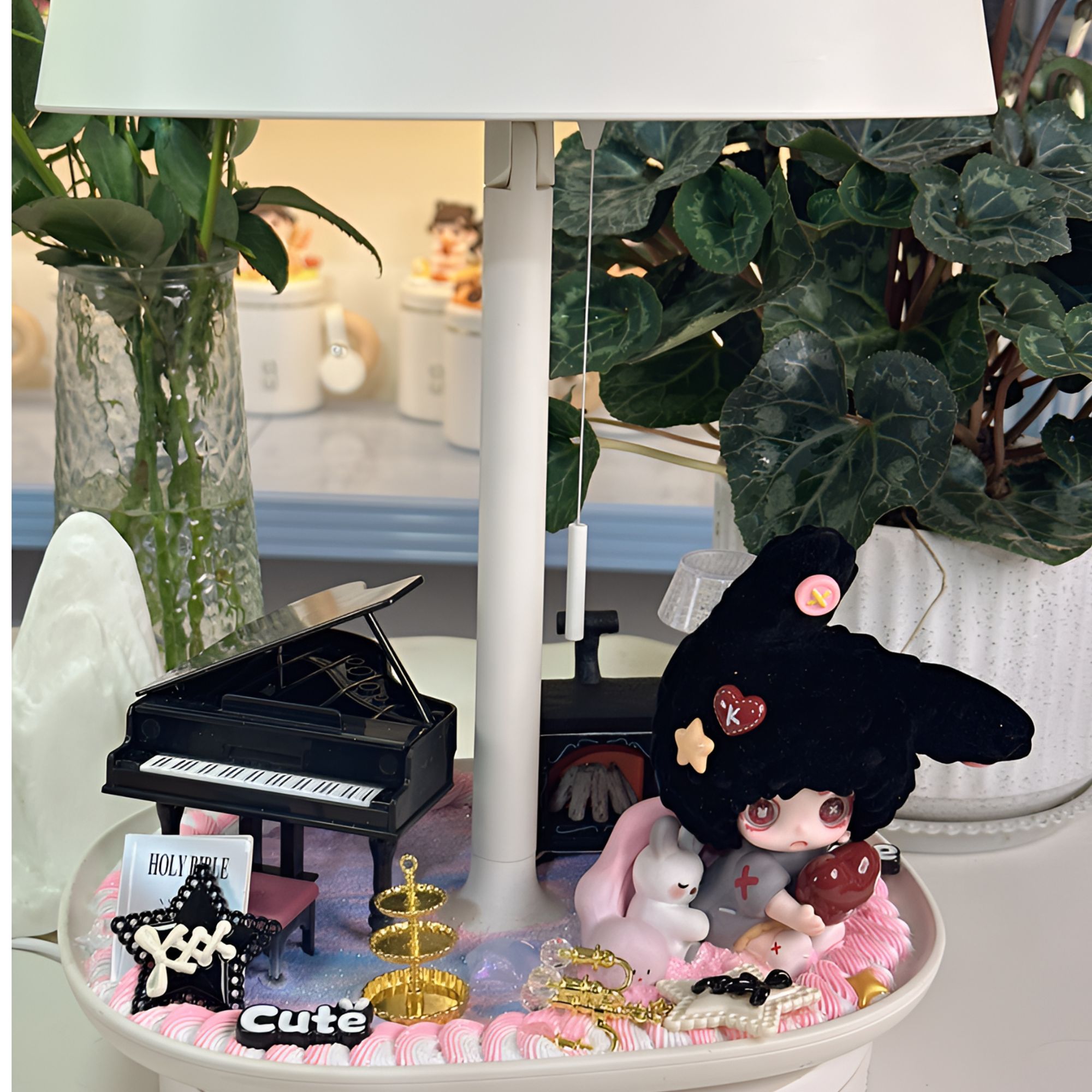 正版奶油胶DIY多功能化妆镜