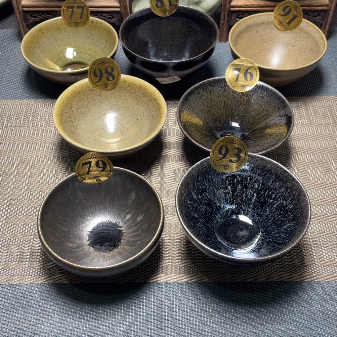 【闪购商品】茶盏柴烧建盏主人杯