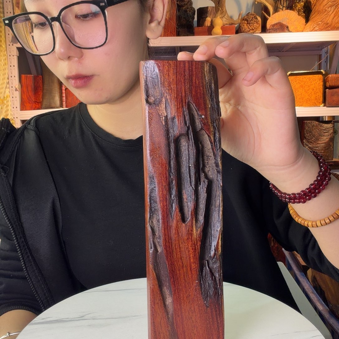 紫檀木类端景台老****竿