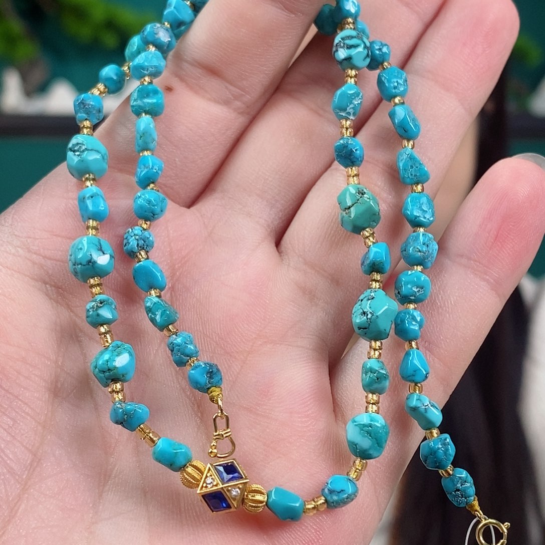 绿松石珠宝奇石未镶嵌