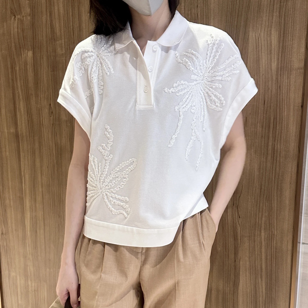 99新 Brunello Cucinelli/布鲁内洛·库奇内利 dec399 刺绣卫衣xxs