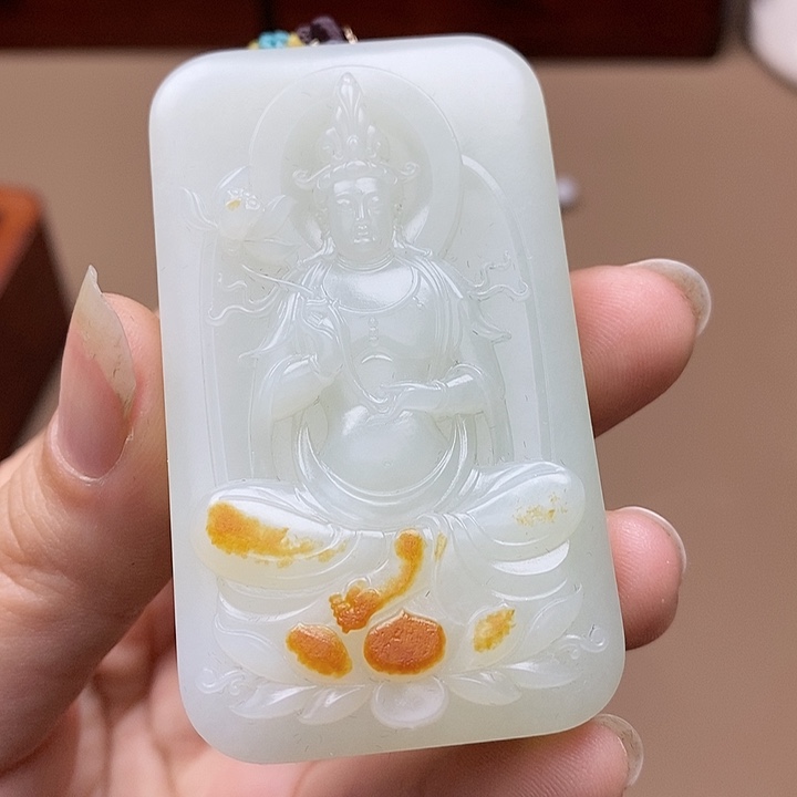 和田玉挂件未镶嵌F