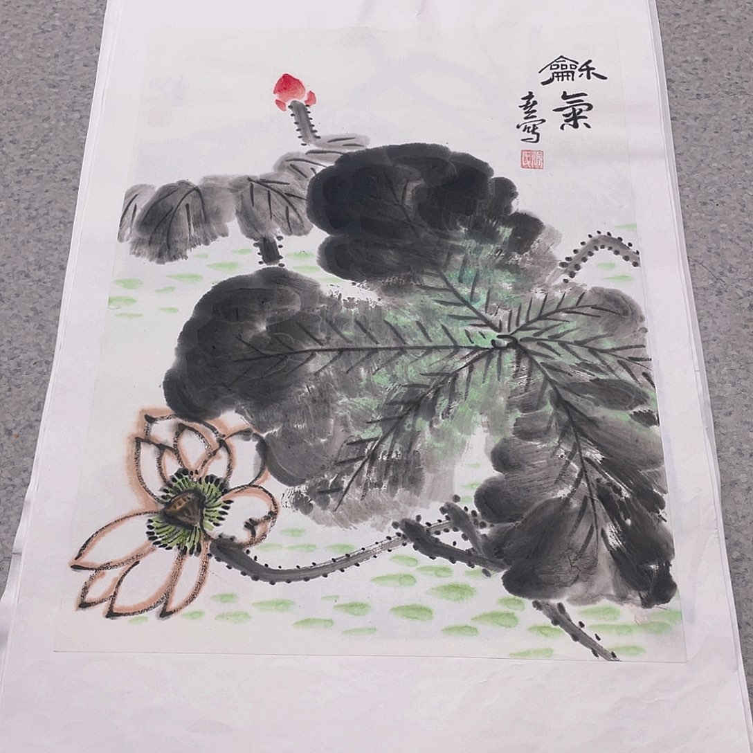 国画1.4平尺纯手绘国画作品