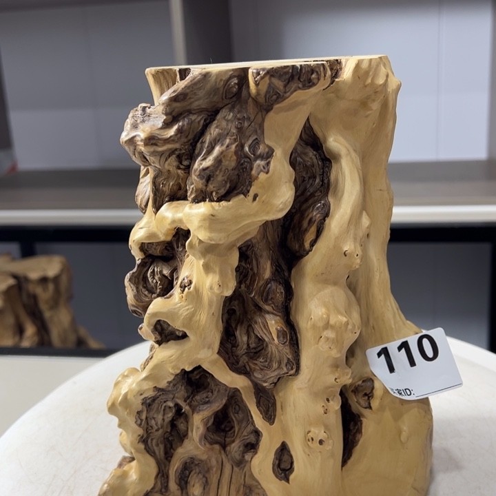 木石榴木榴疤底座摆件