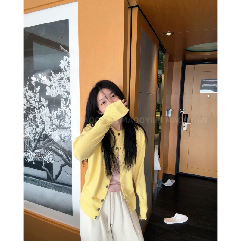 91122【 太后来了 】  开衫休闲自留针织开衫