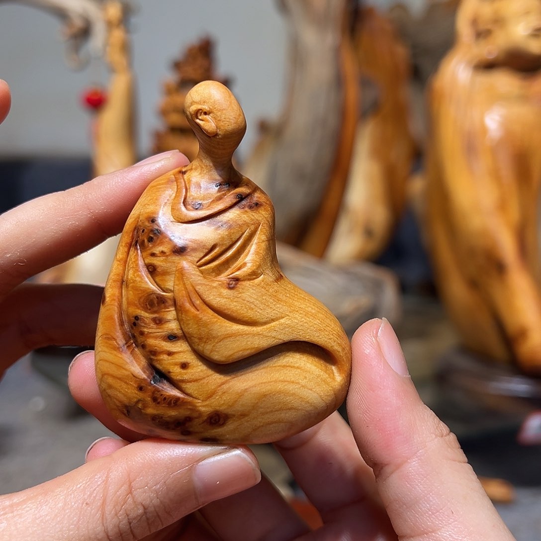 柏木（崖柏）崖柏木手把件摆件