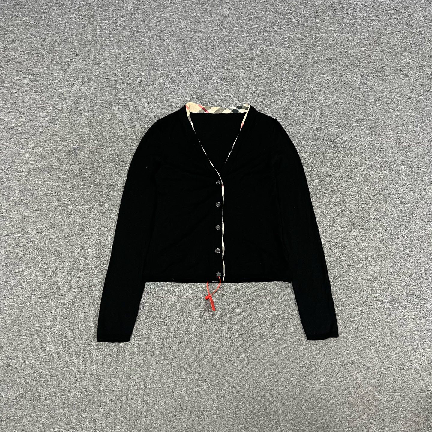 99新 AMIPARIS 博柏利 黑色 针织 开衫 