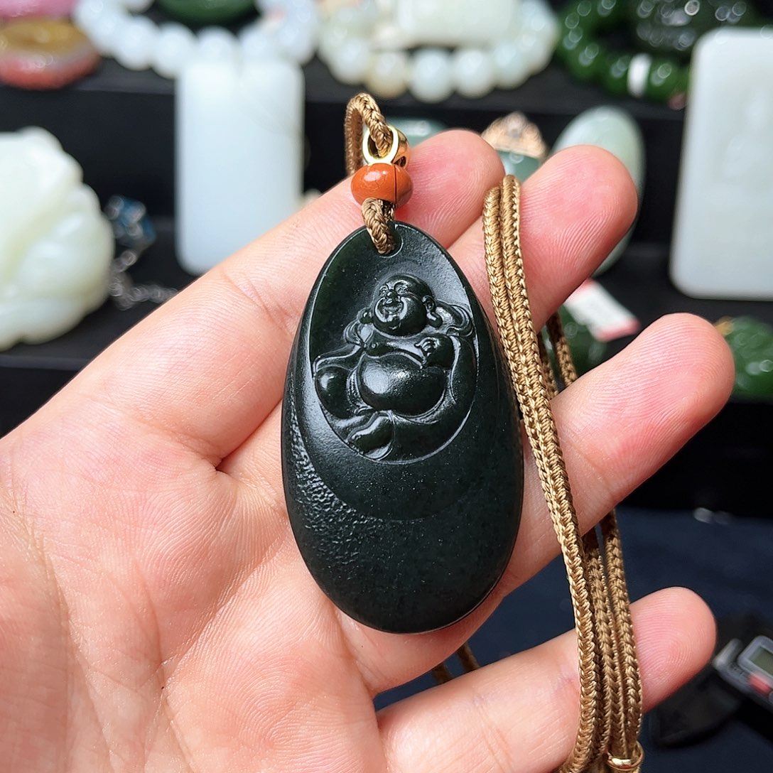 和田玉未镶嵌吊坠(不含链)31