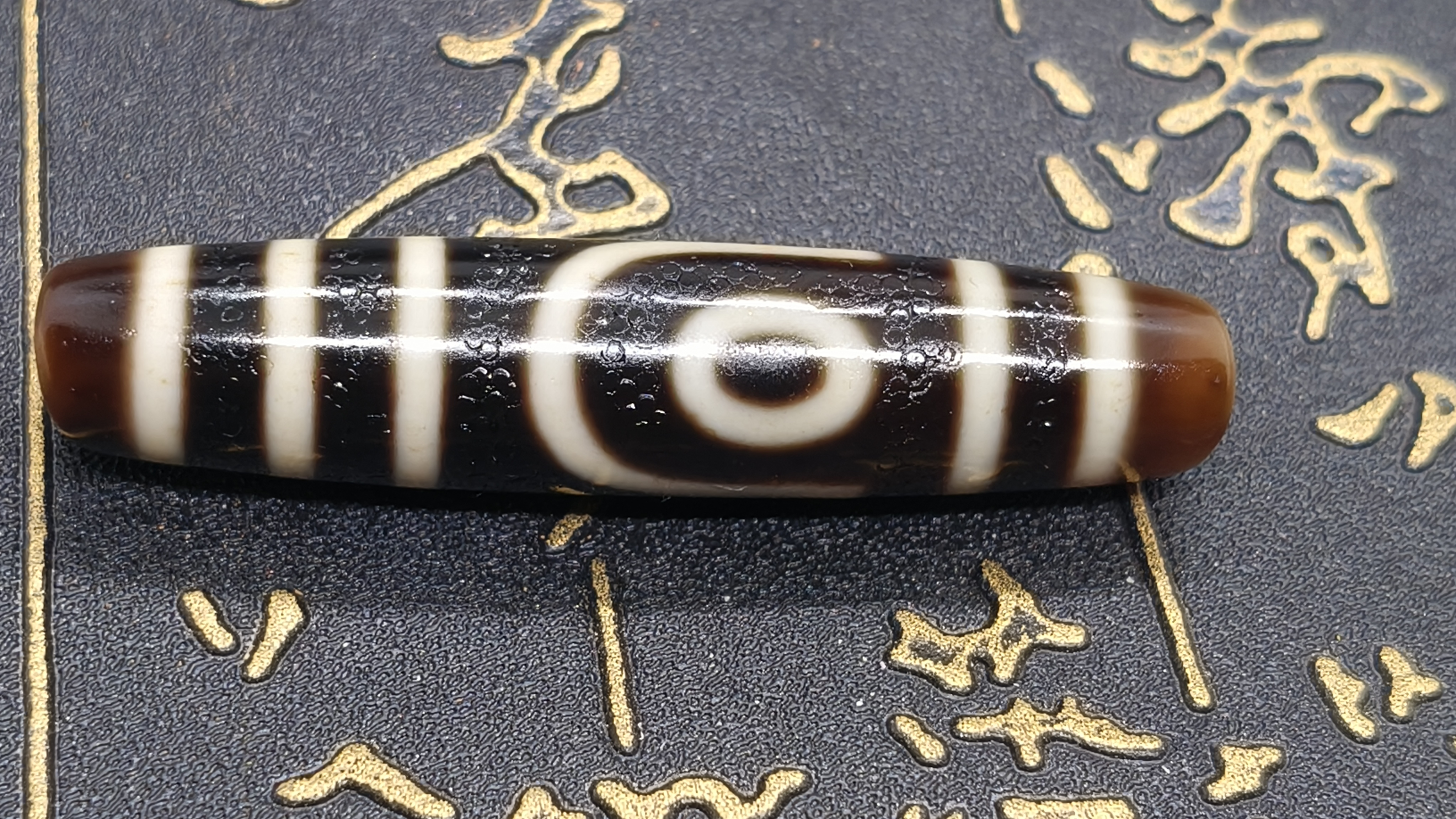 【雪微·建成天珠】55/12百搭男女通用民族风如意二眼天珠锁骨链