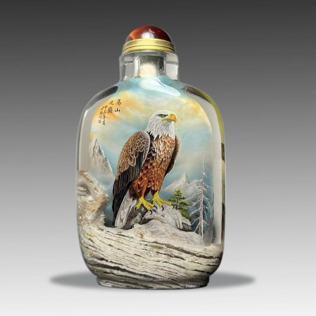 非遗纯手绘内画鼻烟壶中国风家居摆件商务送礼佳品