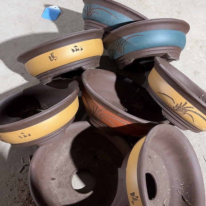 紫砂花盆100-8。22-8。