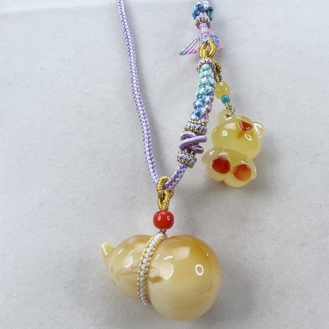 蜜蜡颈饰未镶嵌蜜蜡