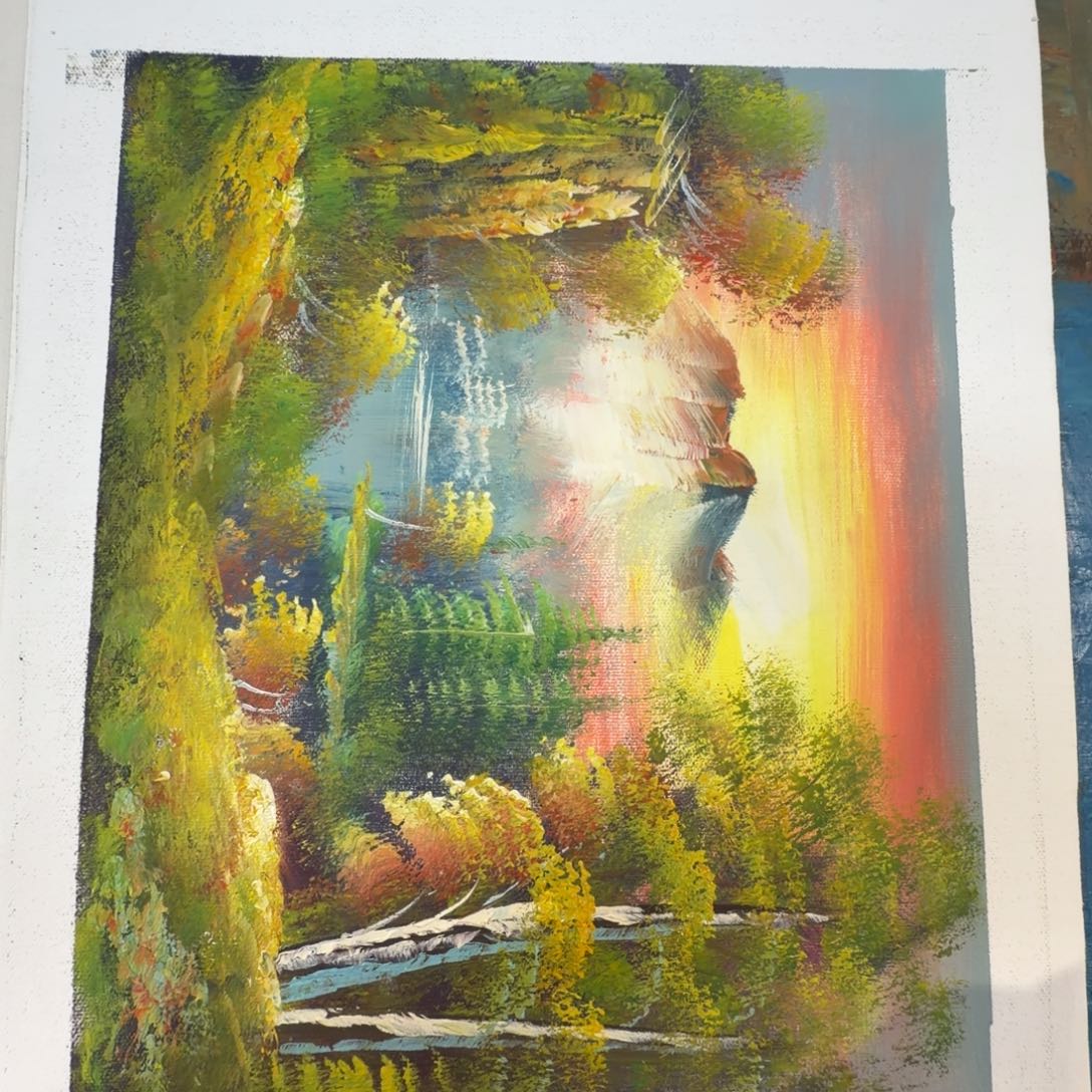 油画加油加油努力加油努力加油