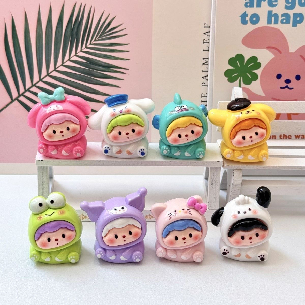 【三丽鸥歪头崽崽】车内饰品摆件公仔车载中控台装饰用品t