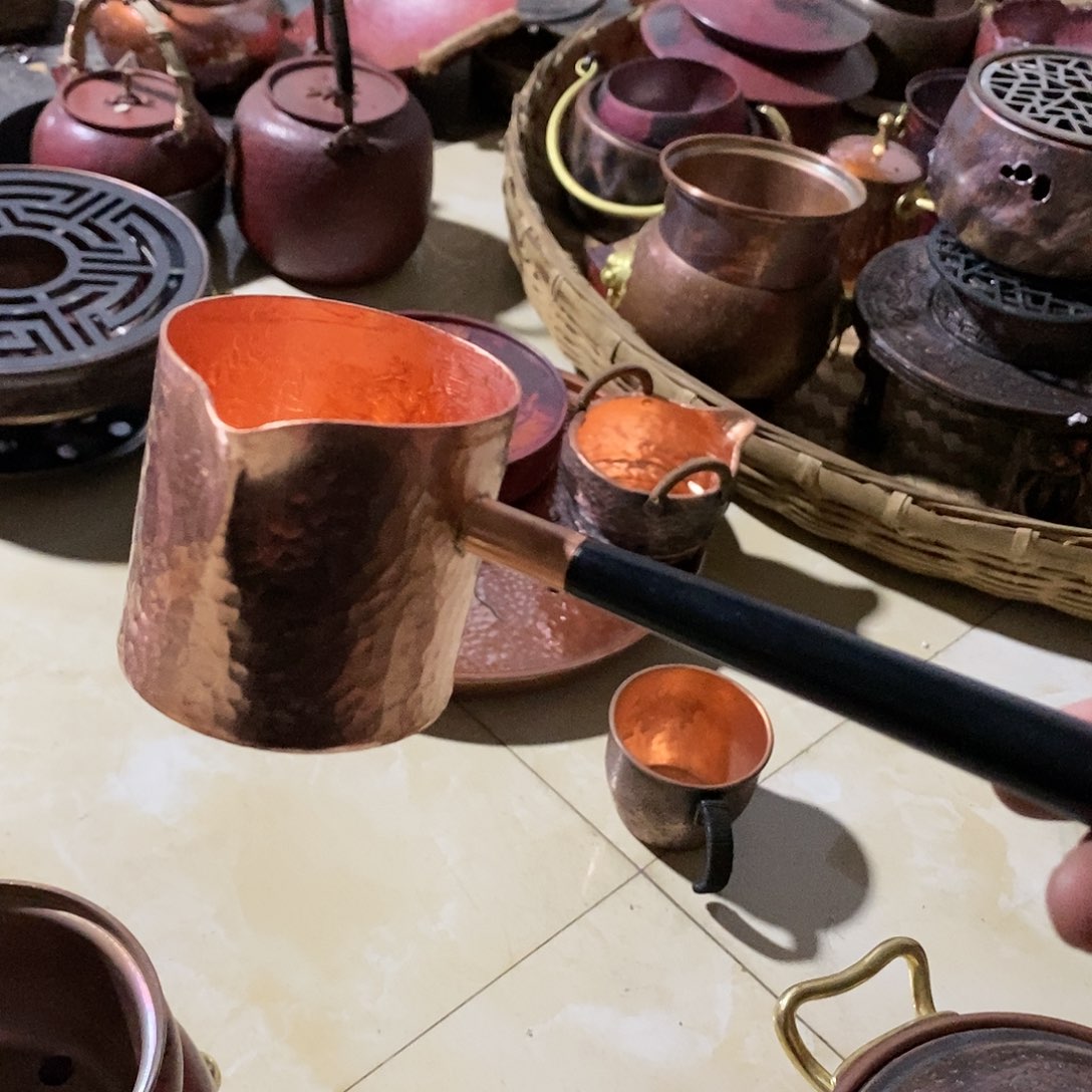 手工锻打工艺原色公杯