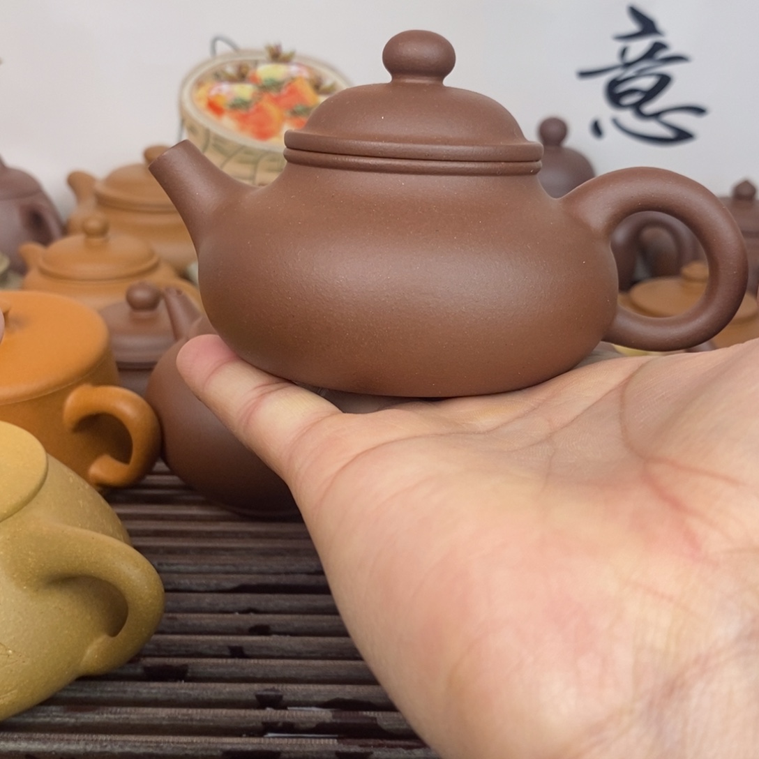 紫砂茶壶容天原矿深井紫泥150cc左右0