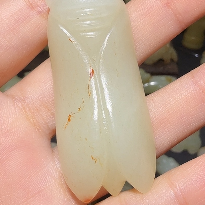 天***青和田玉（糖玉）未镶嵌挂件