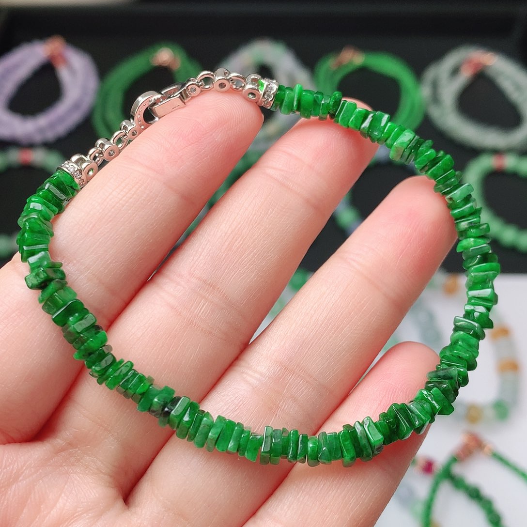 翡翠未镶嵌手链翡翠