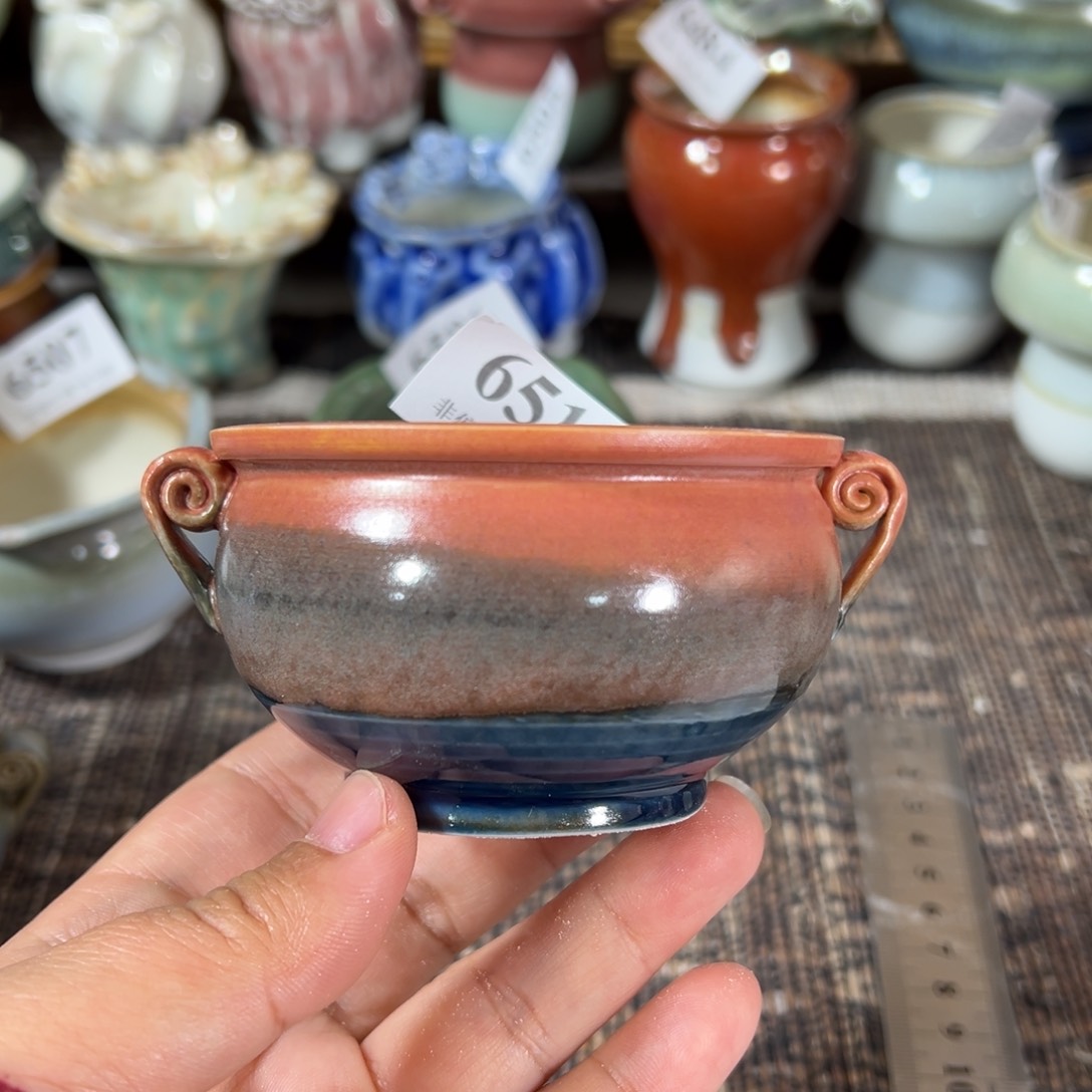 红陶景德镇手工花盆