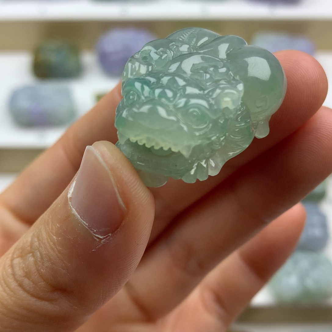 翡翠吊坠(不含链)未镶嵌天然缅甸翡翠A货貔貅