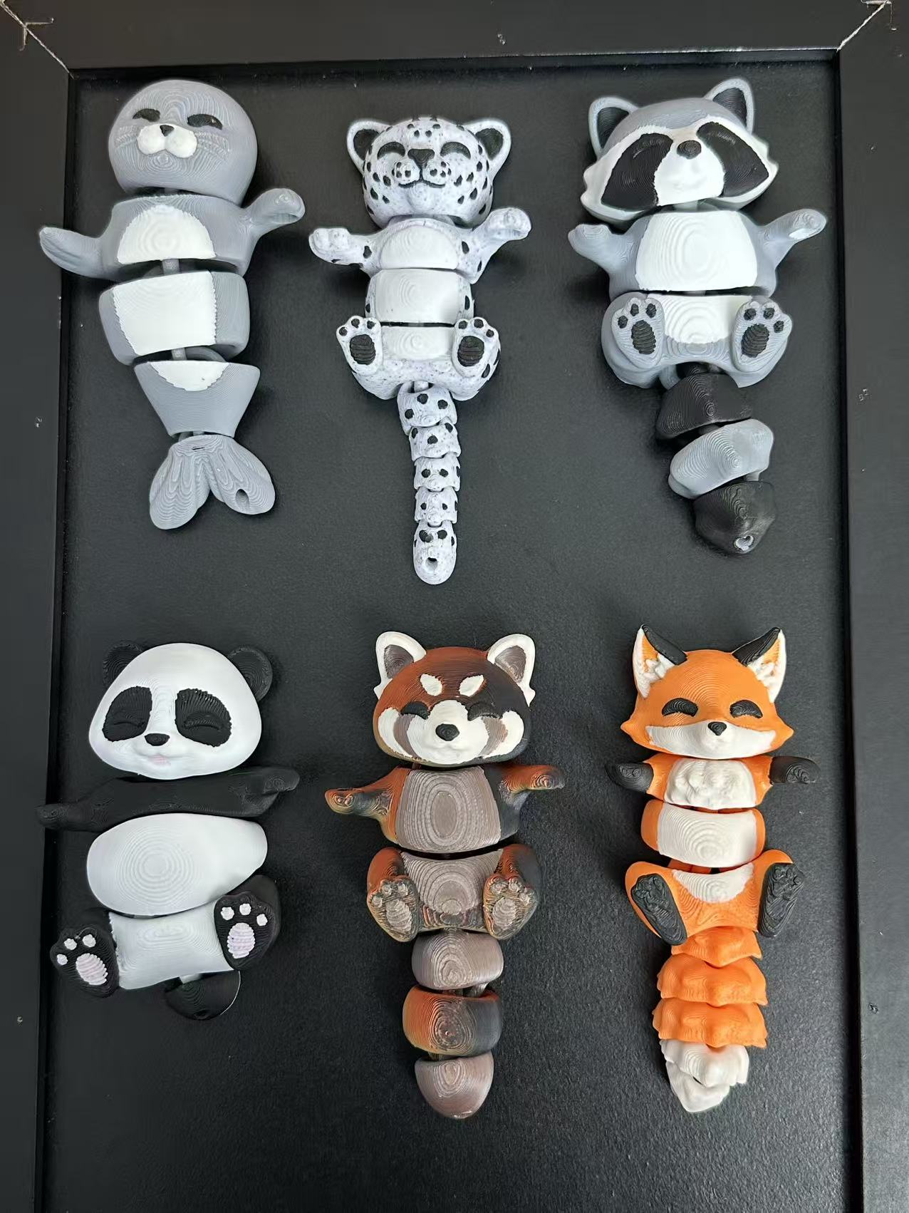 可爱可动小动物合集，带磁吸