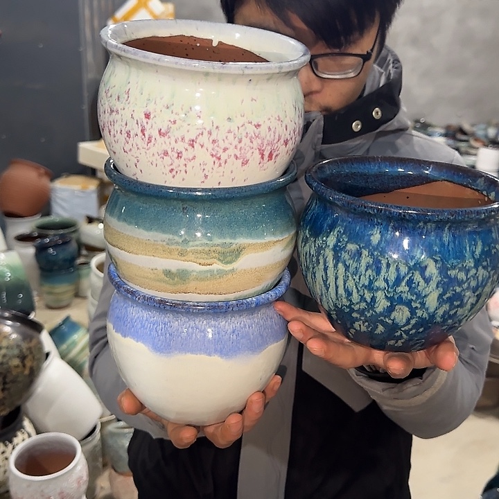 高度13口15啦啦花盆