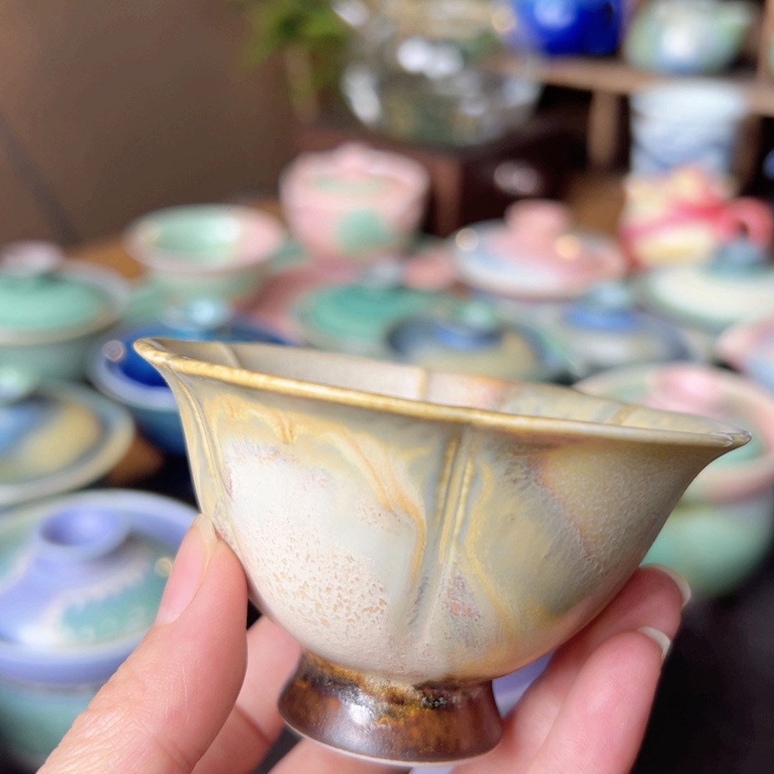 杯青現纯手工制作柴茶器